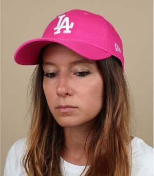 gorra LA mujer rosa Wmns League Ess LA 9Forty beetroot purple